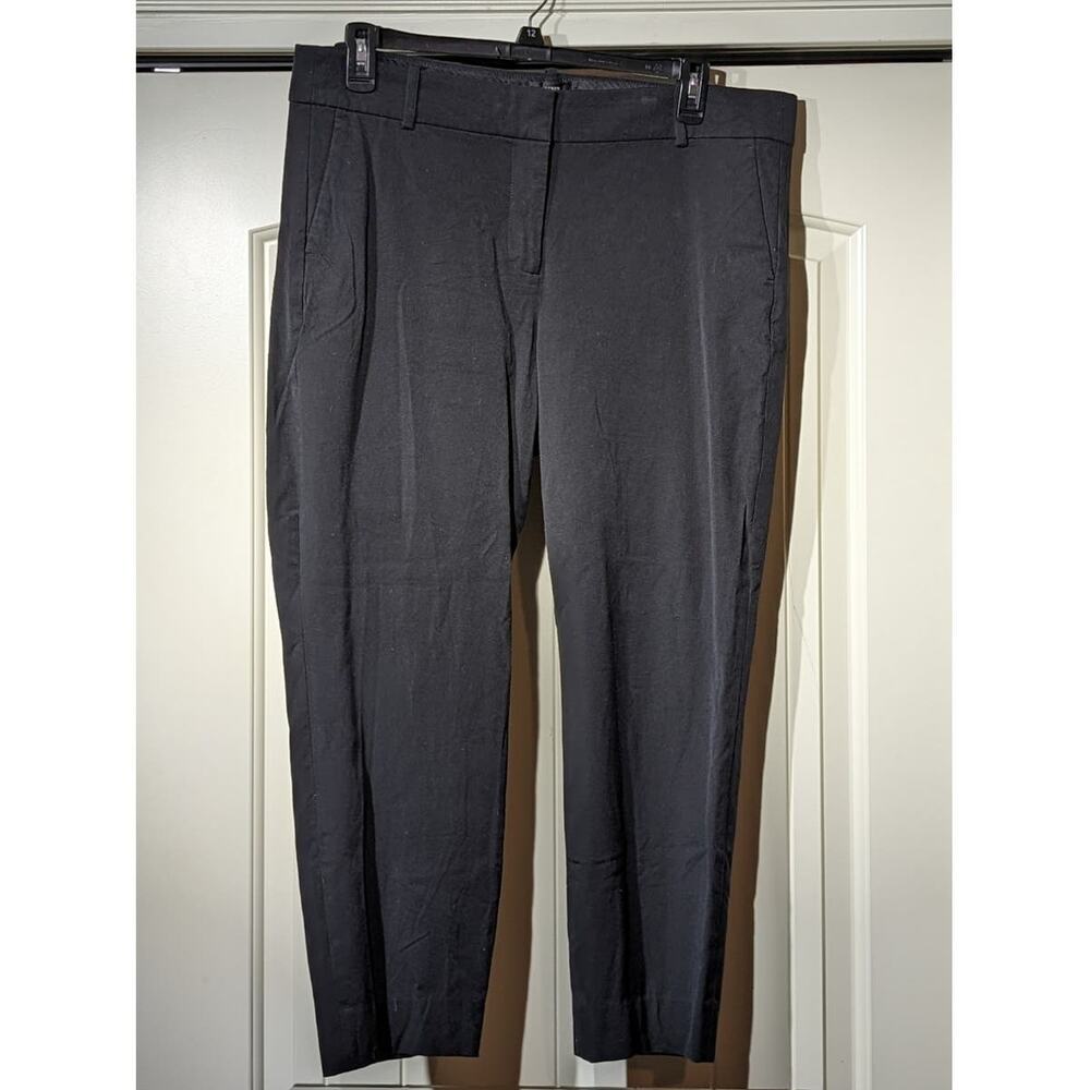 J. Crew Black 'Cameron' Cotton Viscose Stretch Crop Pant Womens Sz 16